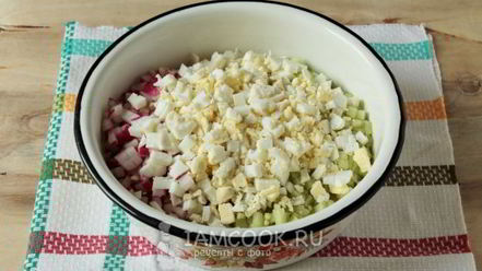 Рецепт окрошки с хреном