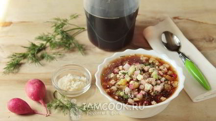 Рецепт окрошки с хреном