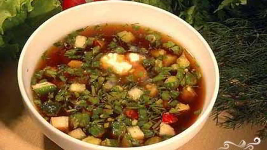 Рецепт окрошки с килькой в томате