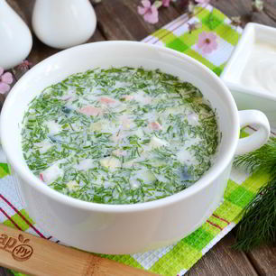 Рецепт Окрошки с колбасой