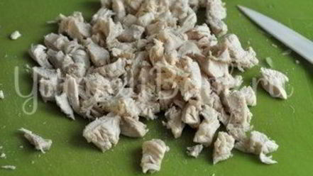 Рецепт окрошки с курицей на квасе