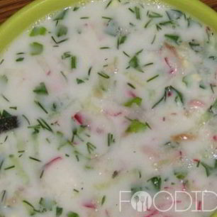 Рецепт Окрошки с курицей