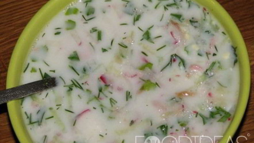 Рецепт окрошки с курицей