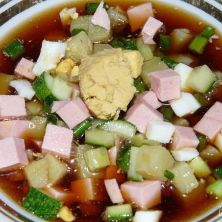 Рецепт Окрошки с квасом