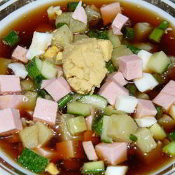 Рецепт Окрошки с квасом