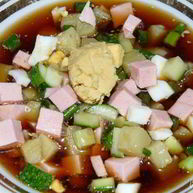 Рецепт Окрошки с квасом