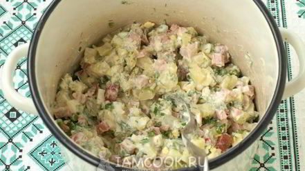 Рецепт окрошки с помидорами на сыворотке