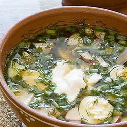 Рецепт Окрошки с селедкой