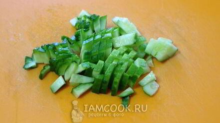 Рецепт окрошки с зеленым горошком