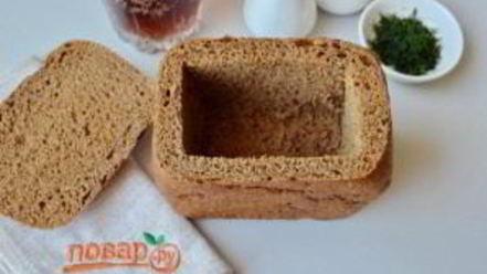 Рецепт окрошки в хлебе