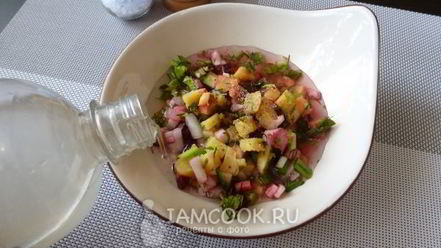 Рецепт постной окрошки на квасе