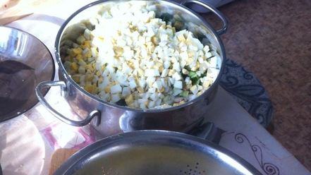 Рецепт сельдереевой окрошки на кефире