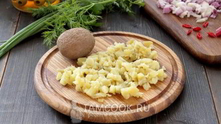 Рецепт вегетарианской окрошки на кефире и минералке