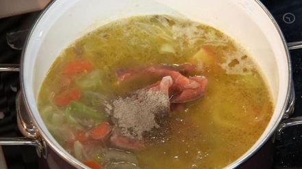 Рецепт крема-супа из горбуши с овощами