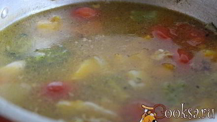 Рецепт куриного супа с овощами