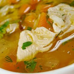 Рецепт Куриного супа с рисом и овощами