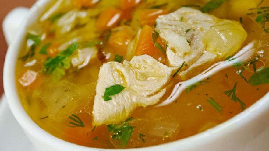 Рецепт куриного супа с рисом и овощами