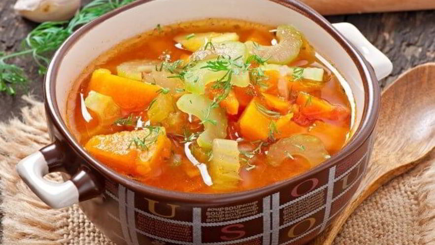Рецепт легкого овощной суп