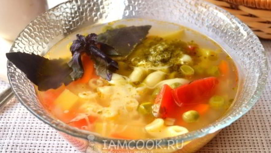 Рецепт минестроне по-генуэзски