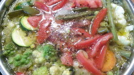 Рецепт минестроне с песто