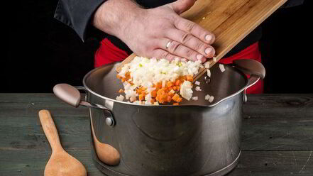 Рецепт минестроне с рисом