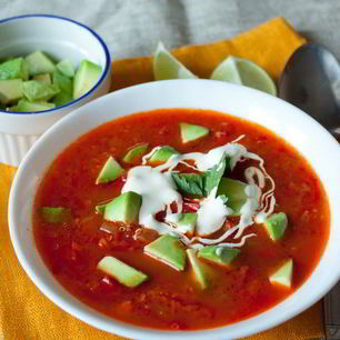 Рецепт Острого овощной суп с киноа