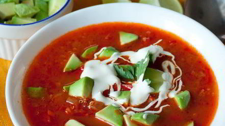 Рецепт острого овощной суп с киноа