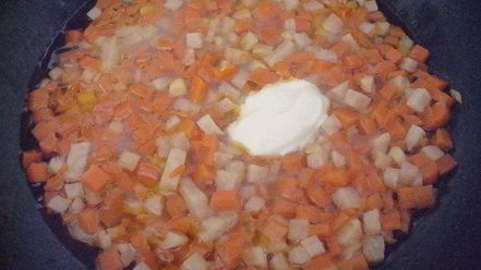 Рецепт овощного крема-супа с имбирем