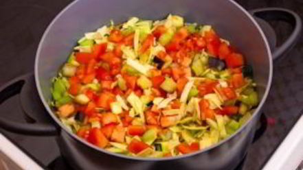 Рецепт овощного супа с фаршем