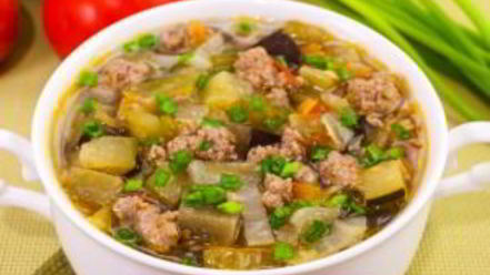 Рецепт овощного супа с фаршем