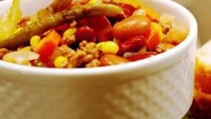 Рецепт овощного супа с фасолью по-итальянски