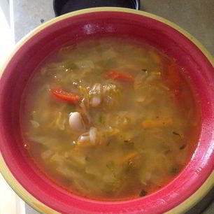 Рецепт Овощного супа с фасолью