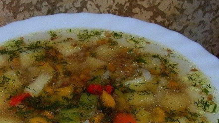 Рецепт овощного супа с гречневой крупой