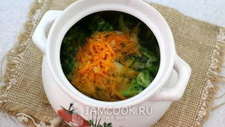 Рецепт овощного супа с консервированным зеленым горошком