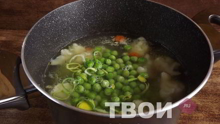 Рецепт овощного супа с курицей