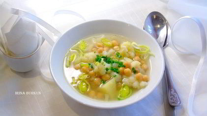 Рецепт Овощного супа с нутом