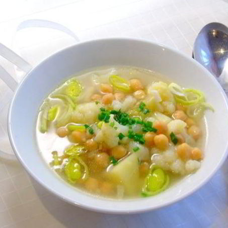 Рецепт Овощного супа с нутом