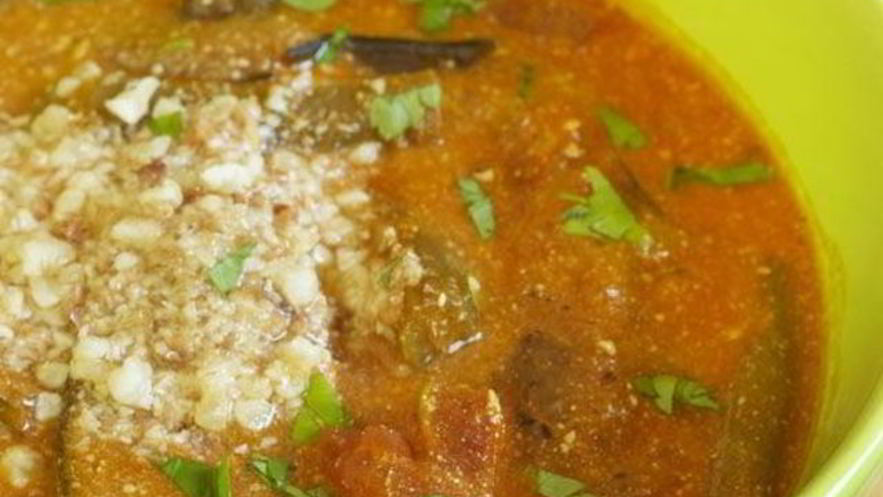 Рецепт овощного супа с орехами