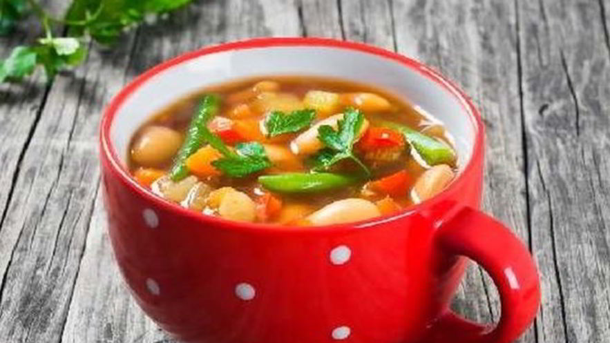 Рецепт овощного супа с пастой