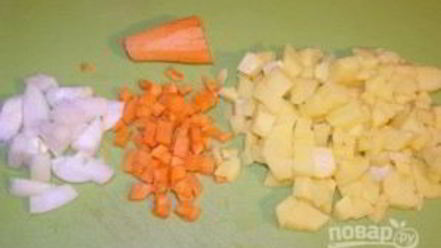 Рецепт овощного супа с семгой