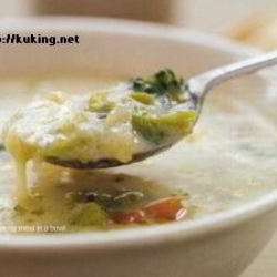 Рецепт Овощного супа с сыром грюйер