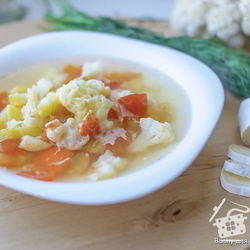Рецепт Овощного супа с сыром
