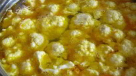 Рецепт овощного супа с цветной капустой