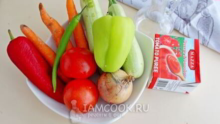 Рецепт овощного томатного супа