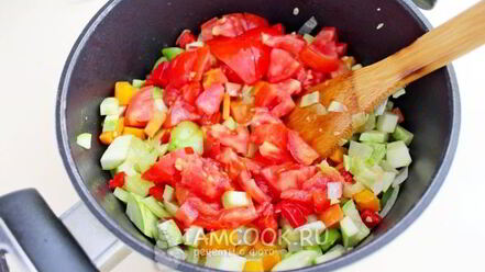 Рецепт овощного томатного супа