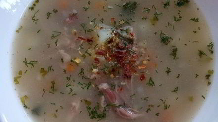 Рецепт овсяного супа с индейкой и овощами