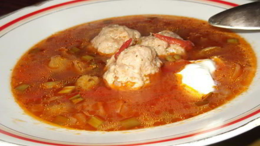 Рецепт супа овощной с фрикадельками