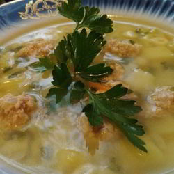 Рецепт Супа с куриными фрикадельками и овощами