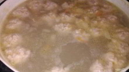 Рецепт супа с куриными фрикадельками и овощами