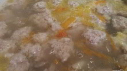 Рецепт супа с куриными фрикадельками и овощами